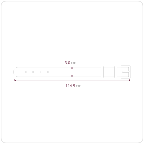Size chart illustration