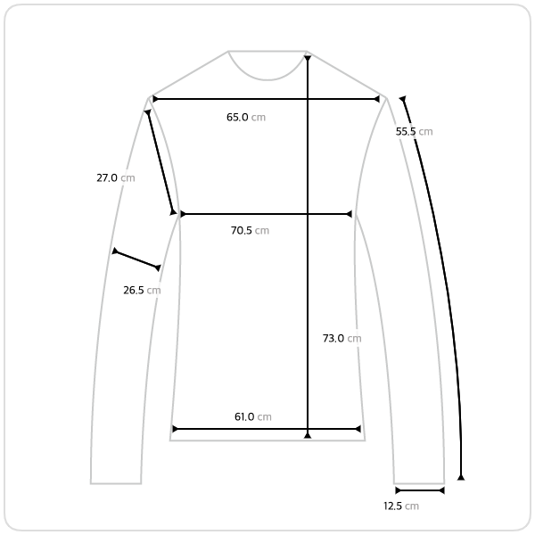 Size chart illustration