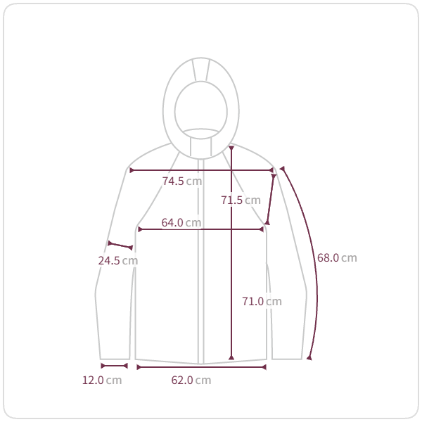 Size chart illustration