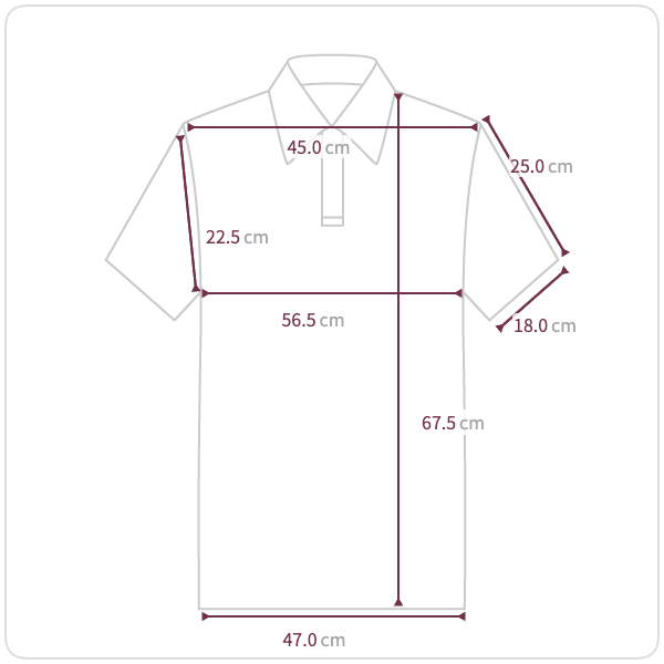 Size chart illustration