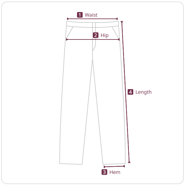 Size chart illustration