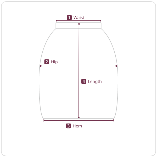Size chart illustration