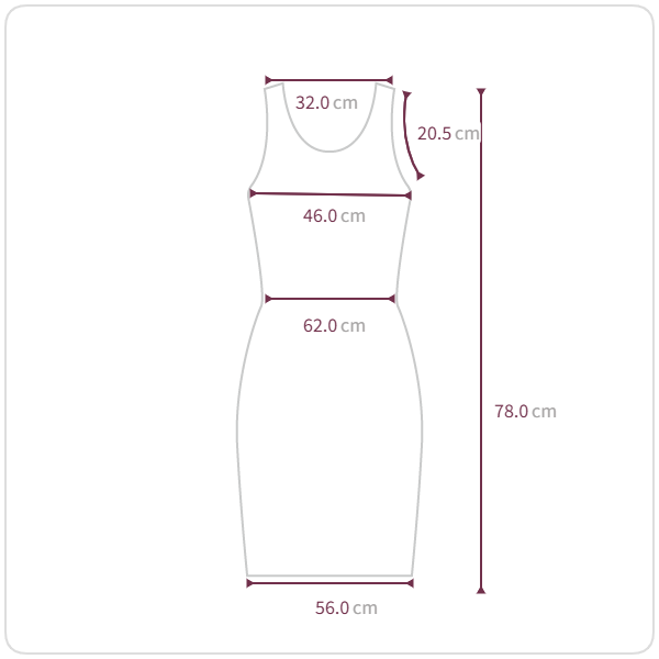 Size chart illustration