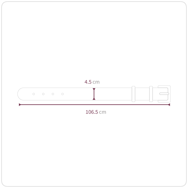 Size chart illustration