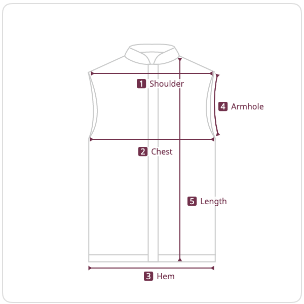Size chart illustration