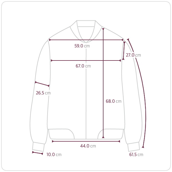 Size chart illustration