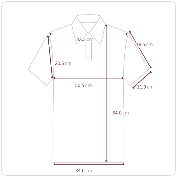 Size chart illustration