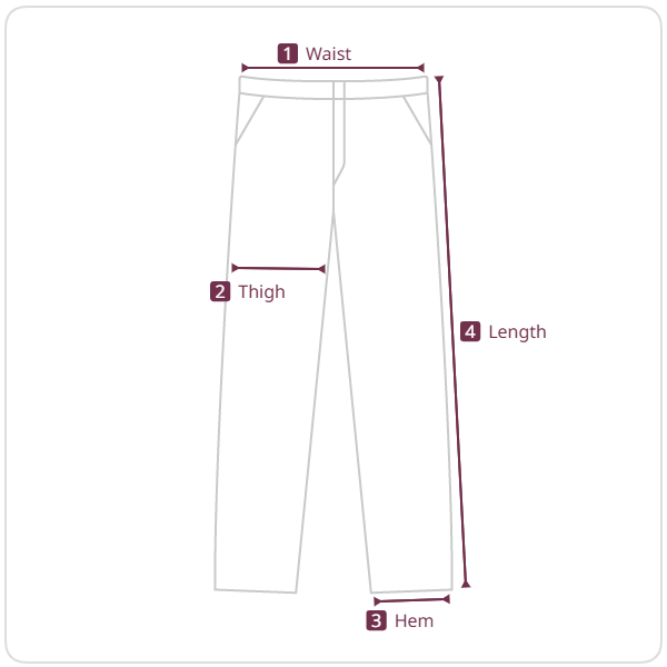 Size chart illustration