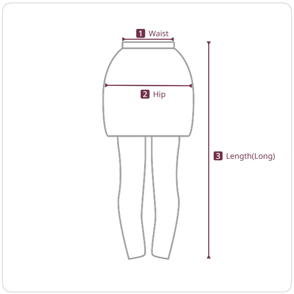 Size chart illustration