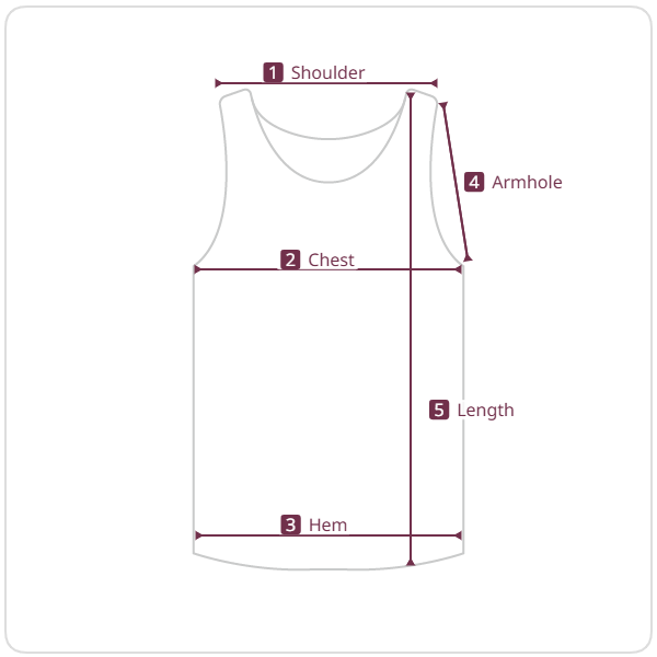 Size chart illustration