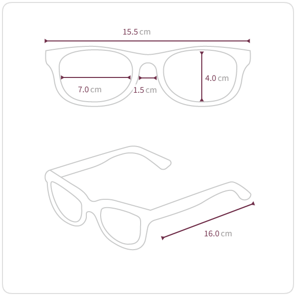 Size chart illustration