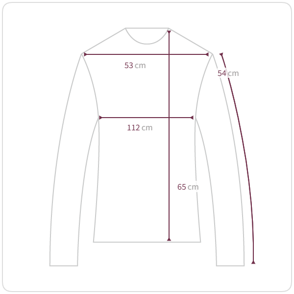 Size chart illustration