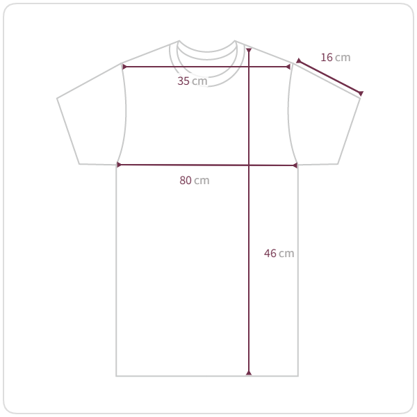 Size chart illustration