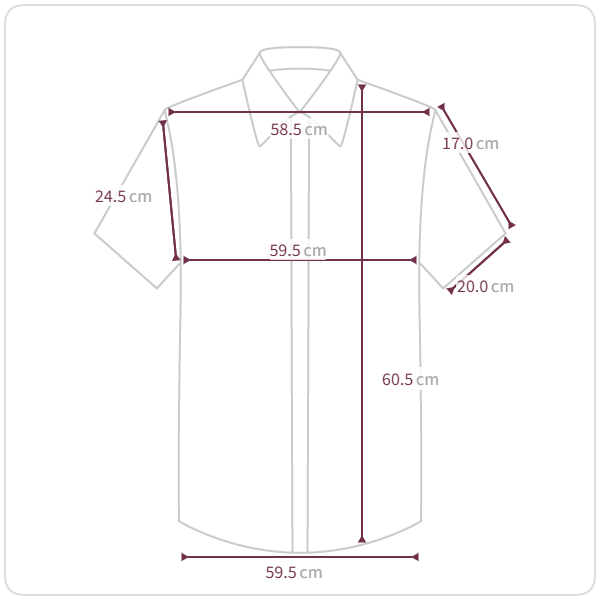 Size chart illustration
