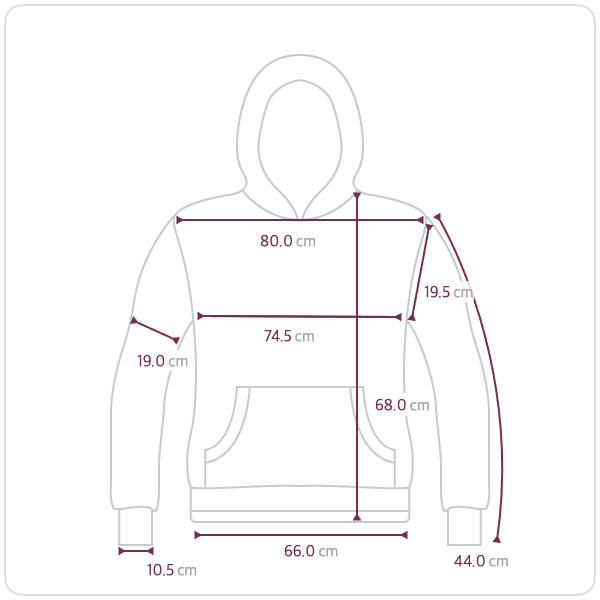 Size chart illustration