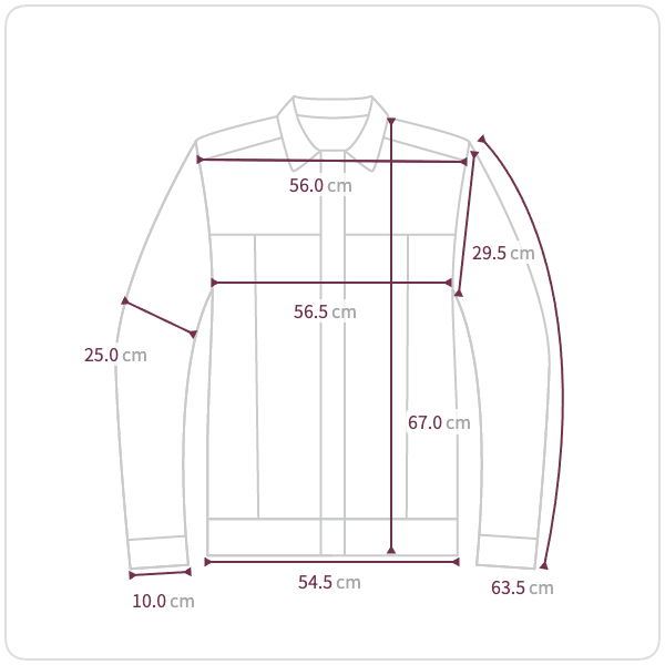 Size chart illustration