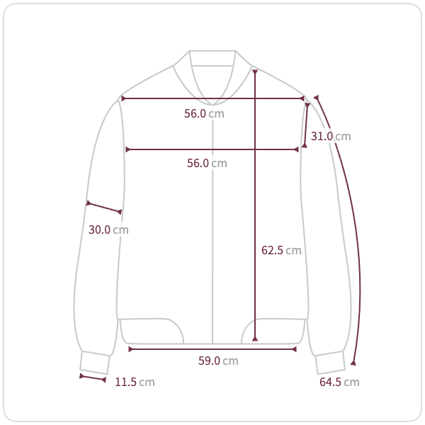 Size chart illustration