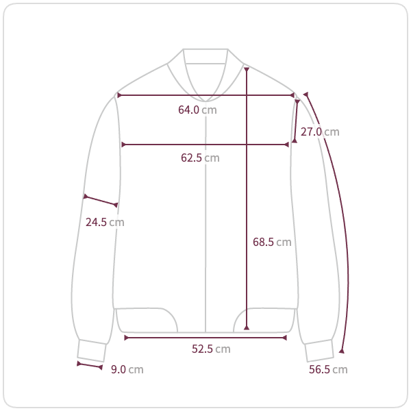 Size chart illustration