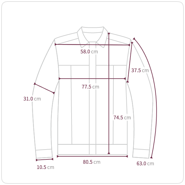 Size chart illustration
