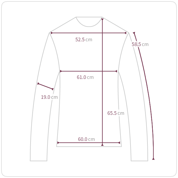 Size chart illustration