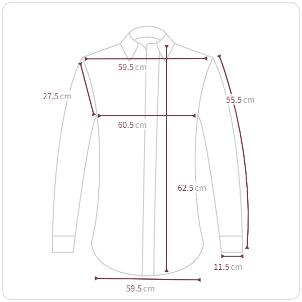 Size chart illustration