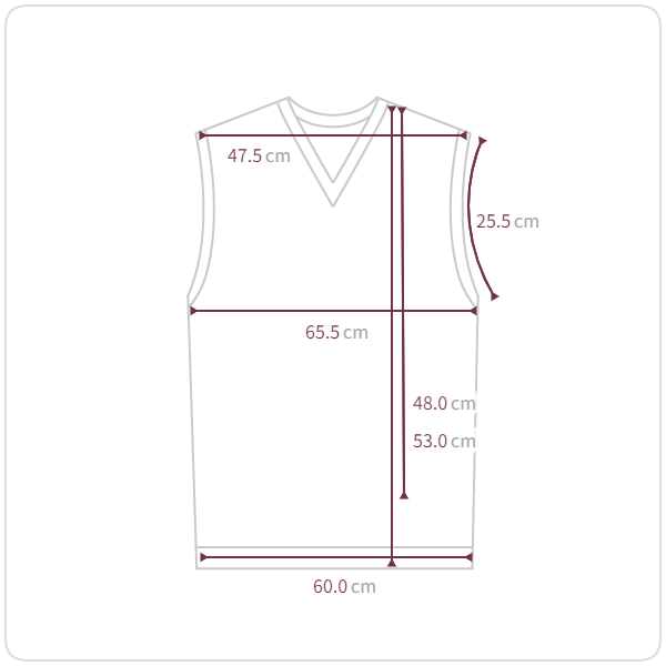 Size chart illustration
