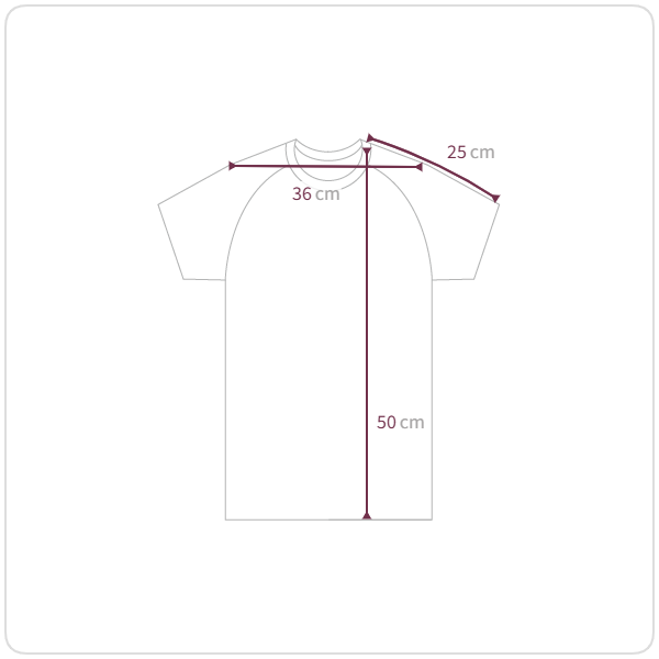 Size chart illustration