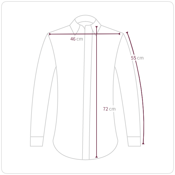 Size chart illustration
