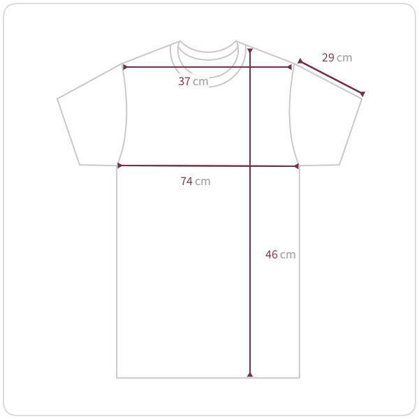 Size chart illustration