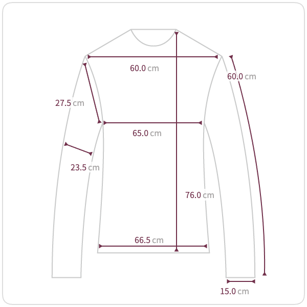 Size chart illustration