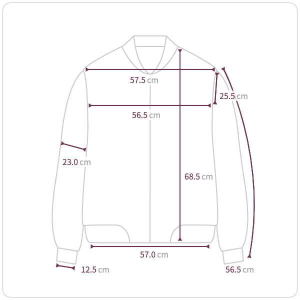 Size chart illustration