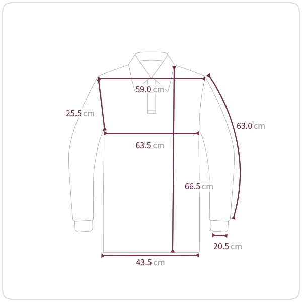 Size chart illustration