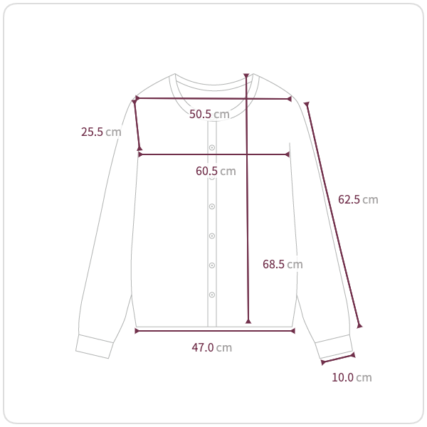 Size chart illustration