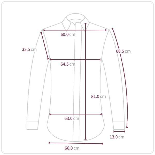 Size chart illustration
