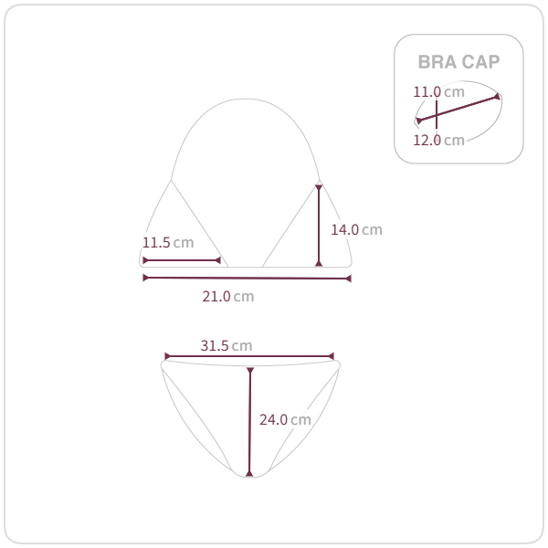 Size chart illustration