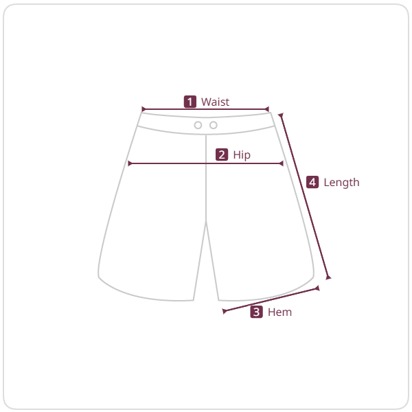 Size chart illustration