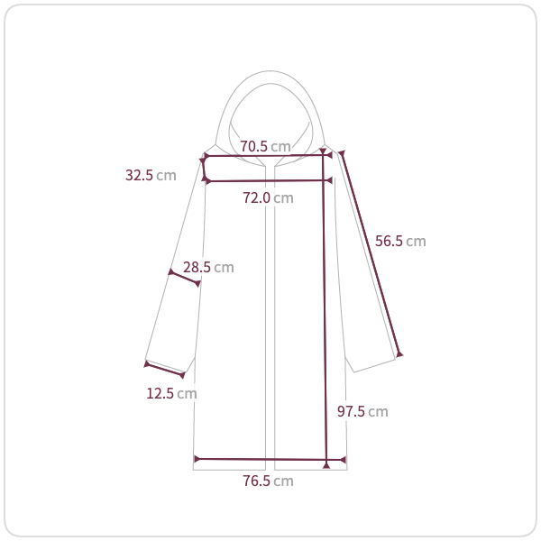 Size chart illustration