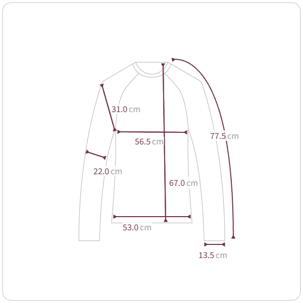Size chart illustration