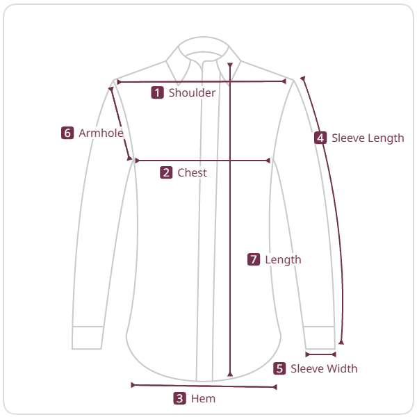 Size chart illustration