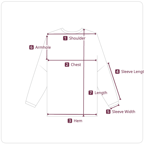 Size chart illustration
