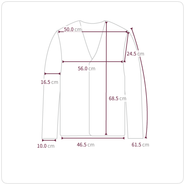 Size chart illustration