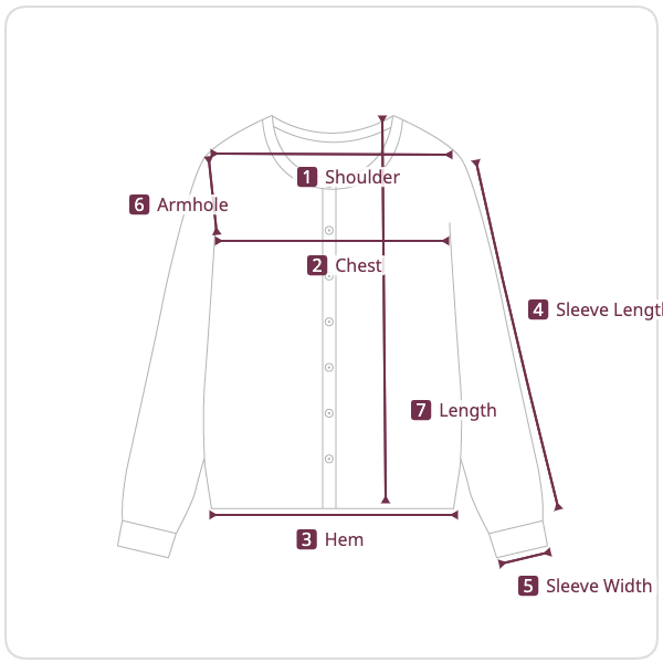 Size chart illustration