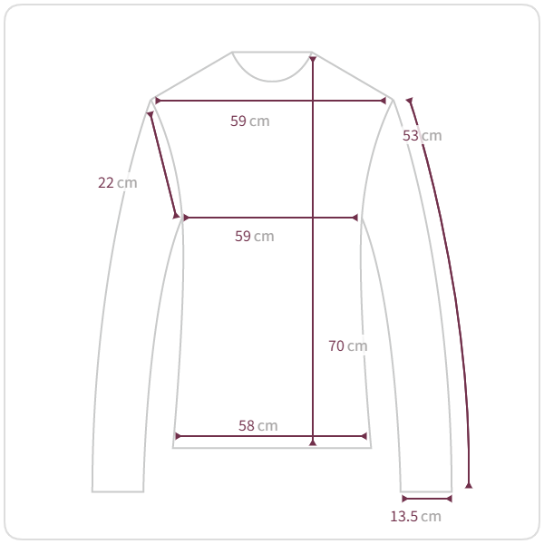 Size chart illustration