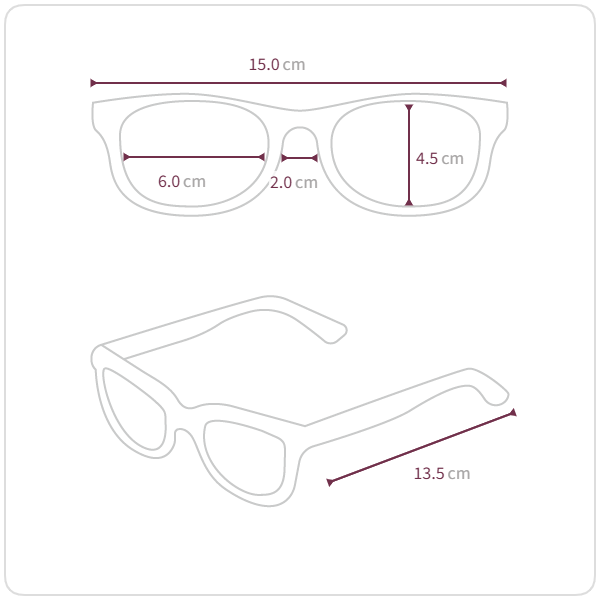 Size chart illustration
