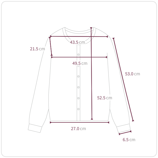 Size chart illustration