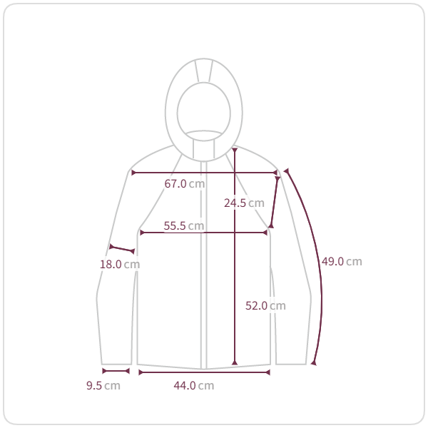 Size chart illustration