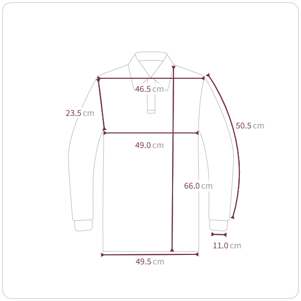 Size chart illustration