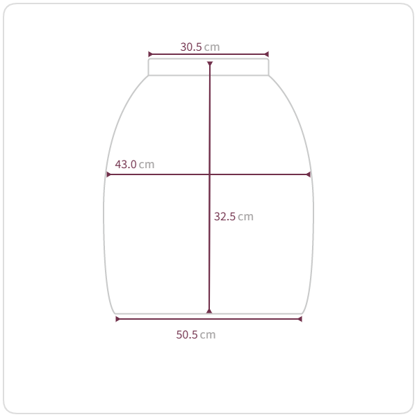 Size chart illustration