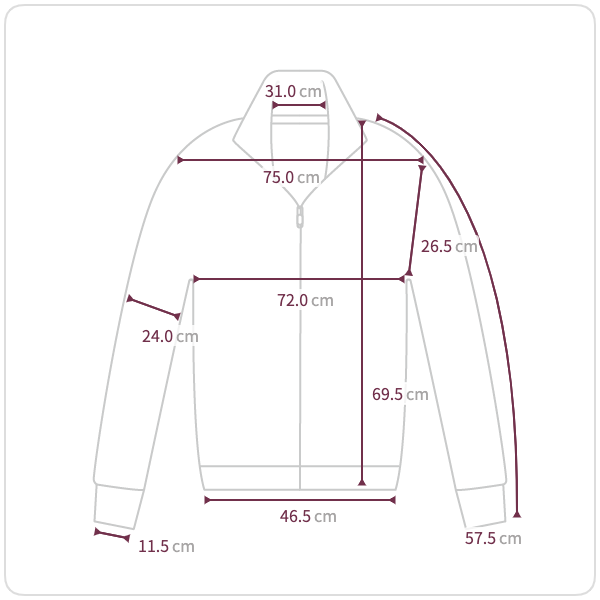 Size chart illustration