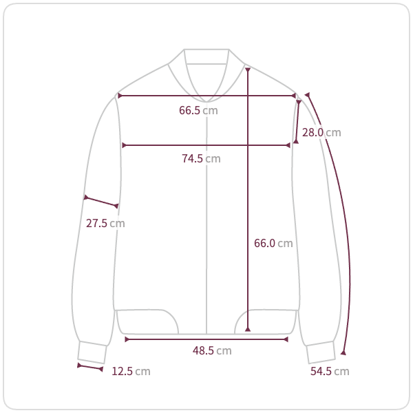 Size chart illustration